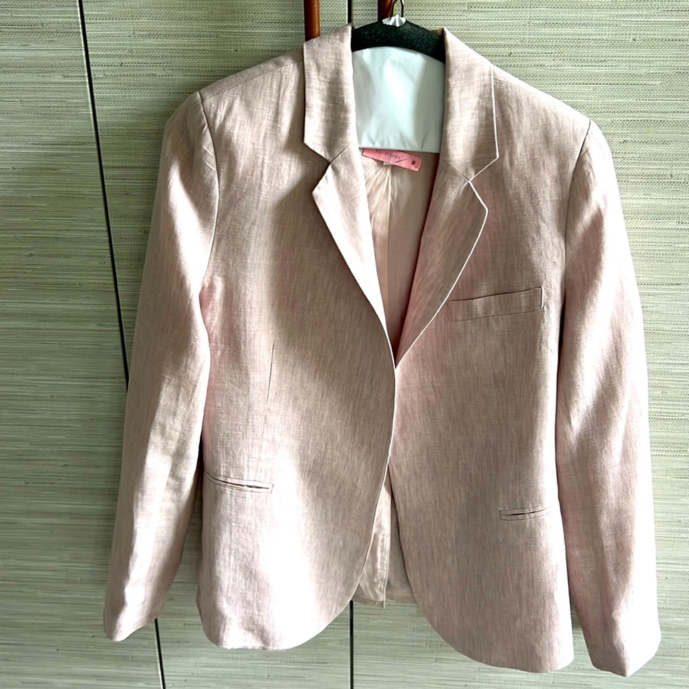 Joie Blush Linen Blazer - 2